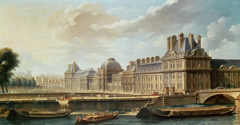 Der Palast und Garten der Tuilerien, 1757